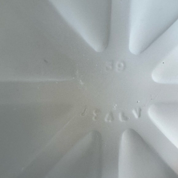 Vintage 1960’s frosted glass personal ice bucket with tongs - Picture 13 of 13